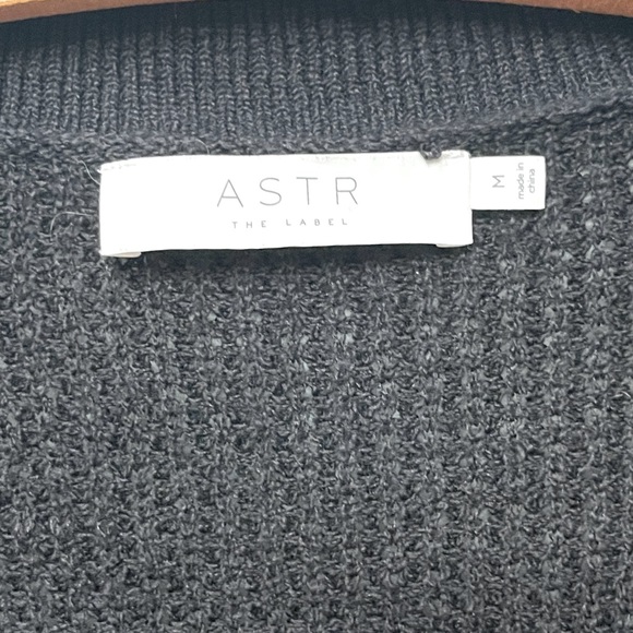 ASTR the label Stephanie Sweater, Black Sz M - Picture 5 of 7